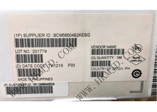 以太網 IC BCM56504B2KEBG 24端口GbE多層交換機，帶4個10GbE/HiGig+?端口
