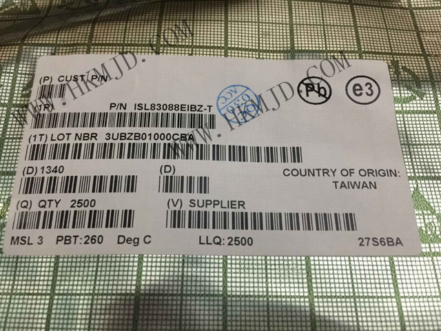供應(yīng)半，收發(fā)器 ISL83088E ISL83088EIBZ RS-422/RS-485 接口 IC