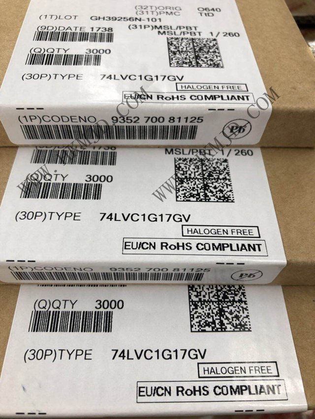 NXP 74LVC1G17GV 邏輯緩沖器，驅(qū)動器，接收器，收發(fā)器