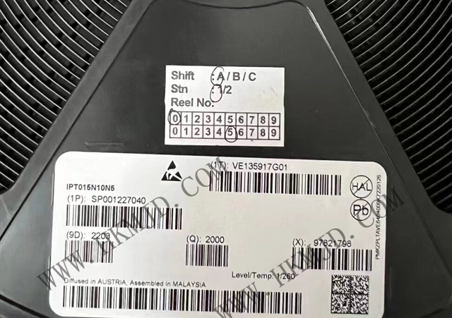 【出售INFINEON】N溝道 MOSFET IPT015N10N5 OptiMOS? 5功率晶體管，100V