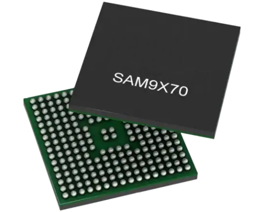 Microchip SAM9X75-I/4PB超低功耗微處理器（MPU） 、運(yùn)行頻率高達(dá)800MHz。