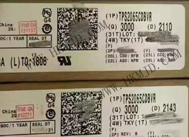 明佳達電子 —— 供應(yīng) [TI] TPS2065CDBVR 電源開關(guān) IC - 限流，配電開關(guān)