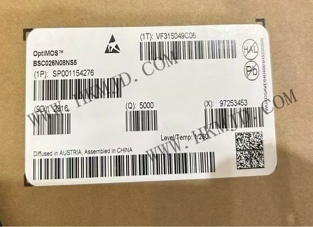 OptiMOS? 5 功率晶體管，80V BSC026N08NS5 N 溝道功率 MOSFET