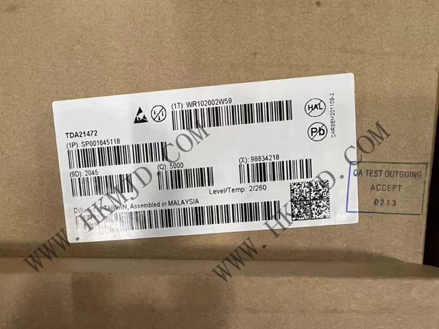DC/DC開(kāi)關(guān)轉(zhuǎn)換器Infineon TDA21472 70A、1.5MHz 開(kāi)關(guān)頻率