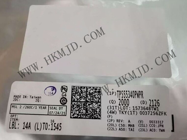 【德州儀器】具有5A、40V  TPS55340PWPR 集成式電源開(kāi)關(guān)的單片非同步開(kāi)關(guān)穩(wěn)壓器