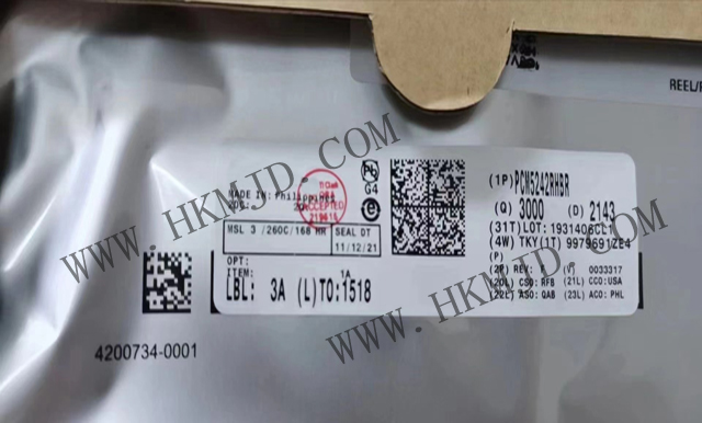 PCM5242RHBR (TI) 4.2VRMS DirectPath?、32 位、384kHz、114dB 音頻立體聲 DAC