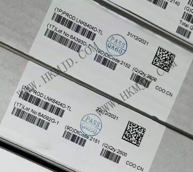 LNK6404D：適用于適配器和充電器的節(jié)能、精確的初級側(cè)調(diào)節(jié)CV/CC切換器