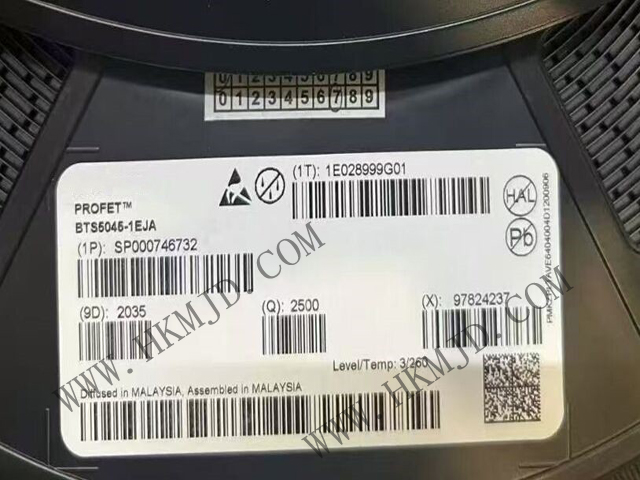 AEC-Q100認證！英飛凌BTS5045-1EJA高邊開關，明佳達電子一站式供應