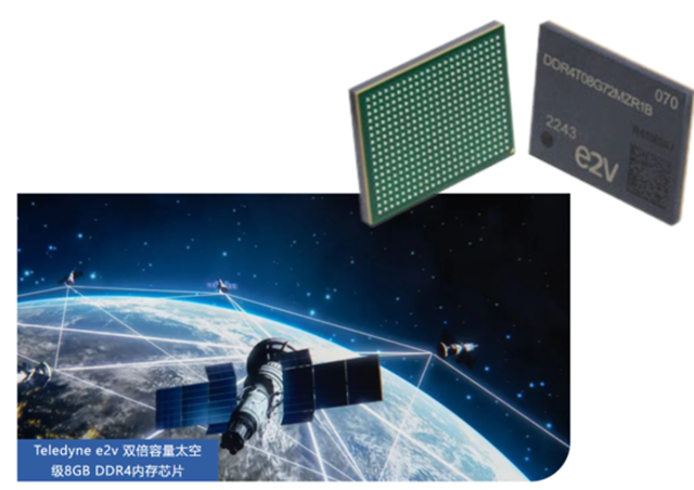 Teledyne e2v 雙倍容量太空級 8GB DDR4 內(nèi)存芯片，面向高可靠性太空應(yīng)用
