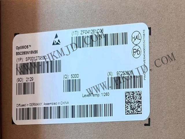 英飛凌BSC093N15NS5 OptiMOS?5 150V功率MOSFET，超低導(dǎo)通電阻9.3mΩ